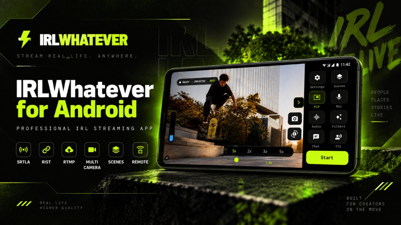 IRLWhatever: Eine spannende IRL-Streaming-Lösung für Android